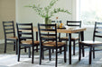 Blondon Dining Table and 6 Chairs (Set of 7) - US Furniture & Mattress (Waterbury,CT)*