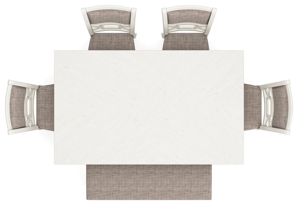 Erinberg Dining Table and 4 Chairs and Bench (Set of 6) - US Furniture & Mattress (Waterbury,CT)*