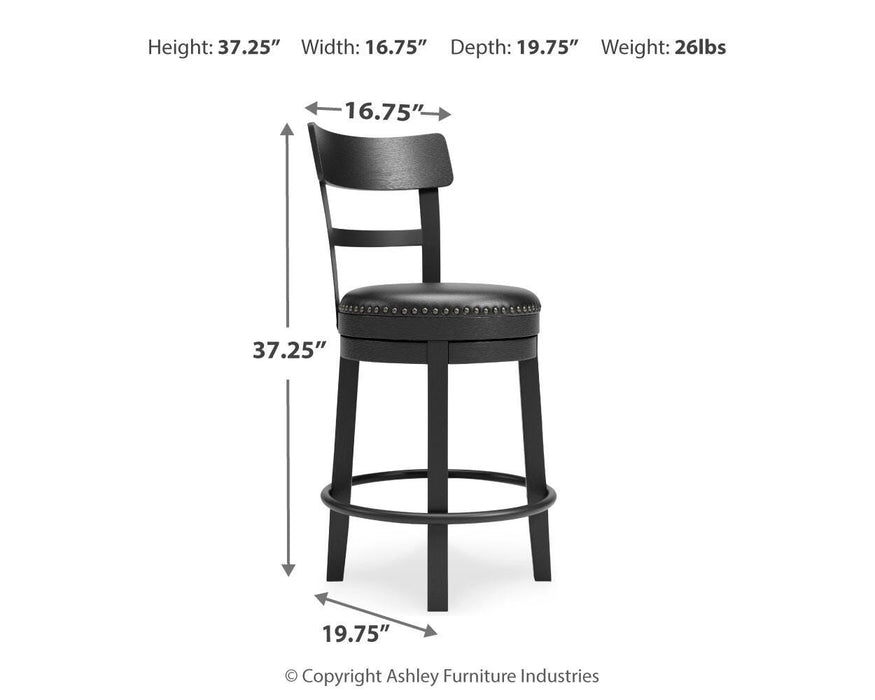 Valebeck Counter Height Bar Stool - US Furniture & Mattress (Waterbury,CT)*