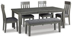 Hallanden Dining Room Set - US Furniture & Mattress (Waterbury,CT)*