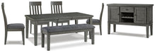 Hallanden Dining Room Set - US Furniture & Mattress (Waterbury,CT)*