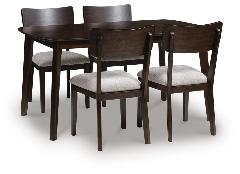 Mallenette Dining Table and 4 Chairs (Set of 5) - US Furniture & Mattress (Waterbury,CT)*