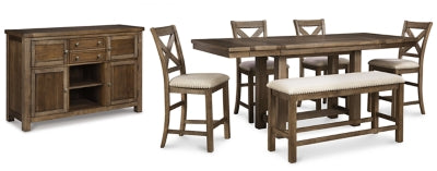 Moriville Counter Height Dining Set - US Furniture & Mattress (Waterbury,CT)*