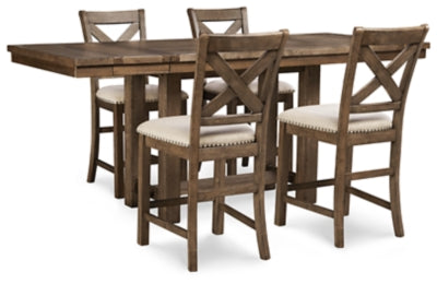 Moriville Counter Height Dining Set - US Furniture & Mattress (Waterbury,CT)*
