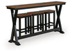 Wildenauer Counter Height Dining Table and 3 Barstools Set - US Furniture & Mattress (Waterbury,CT)*