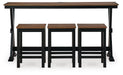Wildenauer Counter Height Dining Table and 3 Barstools Set - US Furniture & Mattress (Waterbury,CT)*
