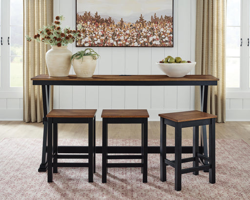 Wildenauer Counter Height Dining Table and 3 Barstools Set - US Furniture & Mattress (Waterbury,CT)*