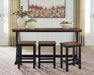 Wildenauer Counter Height Dining Table and 3 Barstools Set - US Furniture & Mattress (Waterbury,CT)*