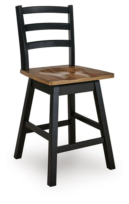 Wildenauer Counter Height Swivel Barstool - US Furniture & Mattress (Waterbury,CT)*