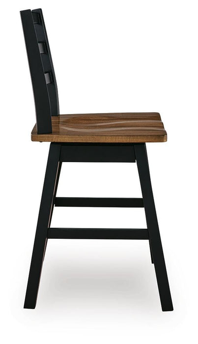 Wildenauer Counter Height Swivel Barstool - US Furniture & Mattress (Waterbury,CT)*