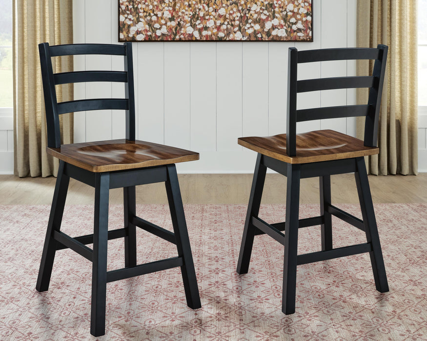 Wildenauer Counter Height Swivel Barstool - US Furniture & Mattress (Waterbury,CT)*