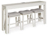 Robbinsdale Counter Height Dining Table and 3 Barstools Set - US Furniture & Mattress (Waterbury,CT)*
