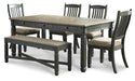 Tyler Creek Dining Set - US Furniture & Mattress (Waterbury,CT)*