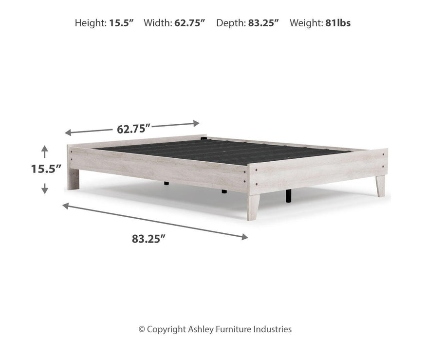 Shawburn Queen Platform Bed - US Furniture & Mattress (Waterbury,CT)*