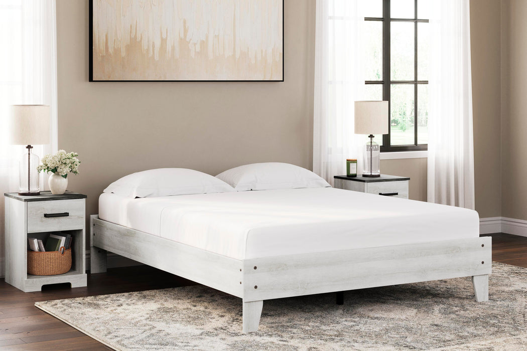 Shawburn Queen Platform Bed - US Furniture & Mattress (Waterbury,CT)*
