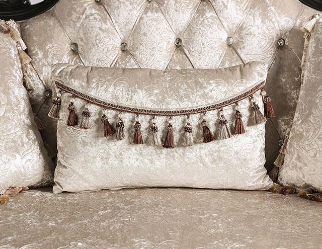 Acapulco White & Espresso Sofa - US Furniture & Mattress (Waterbury,CT)*