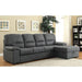 ALCESTER Brown & Gray Sectional w/ Sleeper, Ash - US Furniture & Mattress (Waterbury,CT)*