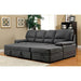 ALCESTER Brown & Gray Sectional w/ Sleeper, Ash - US Furniture & Mattress (Waterbury,CT)*
