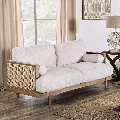 ALESUND Loveseat, Beige/Light Oak, Natural & Brown - US Furniture & Mattress (Waterbury,CT)*