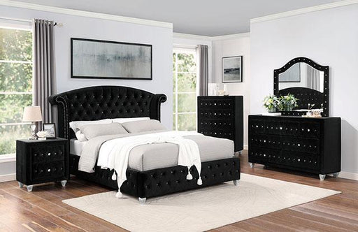 Zohar Bed Black & Pink - US Furniture & Mattress (Waterbury,CT)*