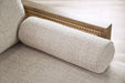 ALESUND Loveseat, Beige/Light Oak, Natural & Brown - US Furniture & Mattress (Waterbury,CT)*
