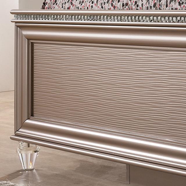 Allie Bed Beige & Pink - US Furniture & Mattress (Waterbury,CT)*