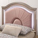 Allie Bed Beige & Pink - US Furniture & Mattress (Waterbury,CT)*