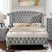 Alzir Bed Grey & Blue - US Furniture & Mattress (Waterbury,CT)*