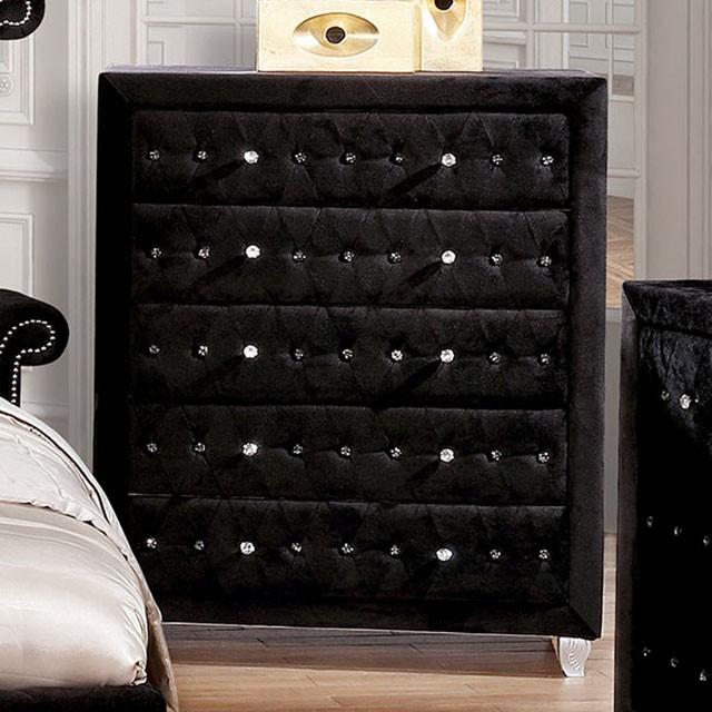 Alzir Gray & Black Chest - US Furniture & Mattress (Waterbury,CT)*