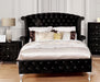 Alzir Gray & Black Queen & E.King Bed - US Furniture & Mattress (Waterbury,CT)*