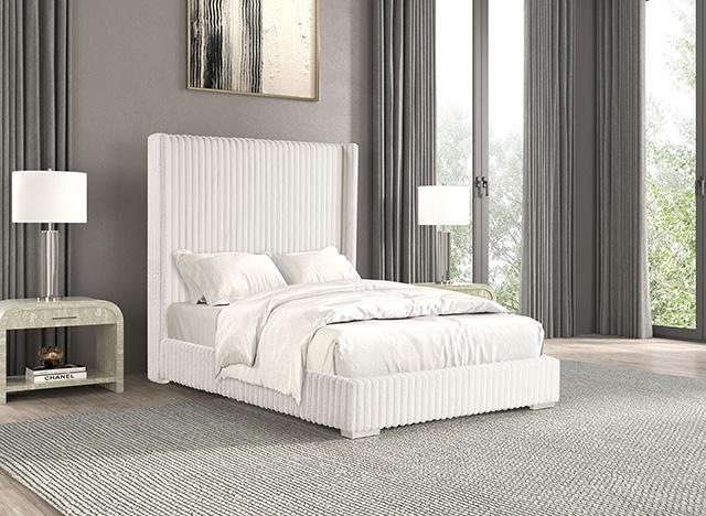 Cadwell E.King, Queen, & Full Bed White, Gray, & Black - US Furniture & Mattress (Waterbury,CT)*