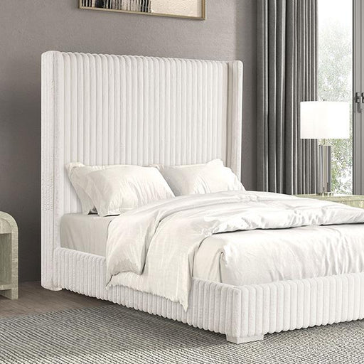 Cadwell E.King, Queen, & Full Bed White, Gray, & Black - US Furniture & Mattress (Waterbury,CT)*