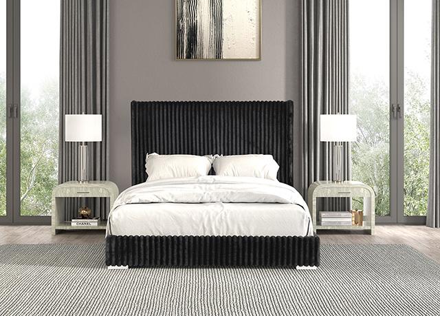 Cadwell E.King, Queen, & Full Bed White, Gray, & Black - US Furniture & Mattress (Waterbury,CT)*