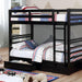 California Iv Black, Walnut, Gray, & White Twin/Twin Bunk Bed - US Furniture & Mattress (Waterbury,CT)*