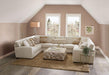 CARLETON Sectional, Ivory/Tan - US Furniture & Mattress (Waterbury,CT)*