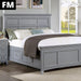 Castlile Bed Grey - US Furniture & Mattress (Waterbury,CT)*