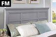 Castlile Bed Grey - US Furniture & Mattress (Waterbury,CT)*