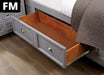 Castlile Bed Grey - US Furniture & Mattress (Waterbury,CT)*
