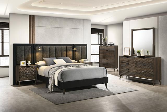 Chalfont E.King & Queen Bed - US Furniture & Mattress (Waterbury,CT)*