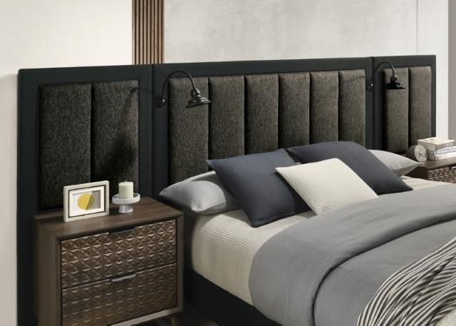 Chalfont E.King & Queen Bed - US Furniture & Mattress (Waterbury,CT)*