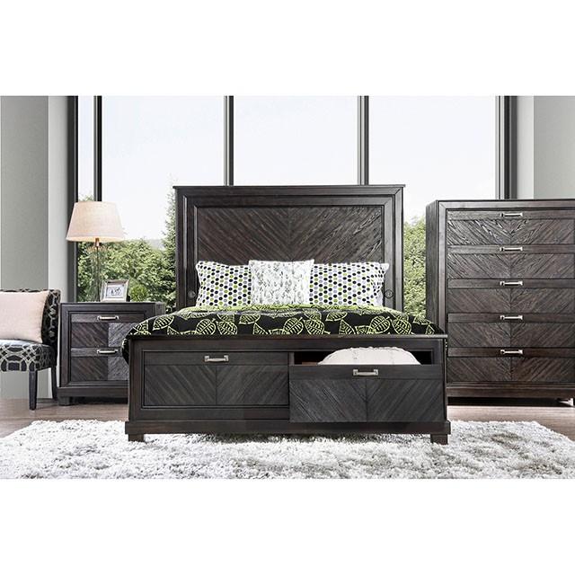 Argyros Espresso Night Stand - US Furniture & Mattress (Waterbury,CT)*