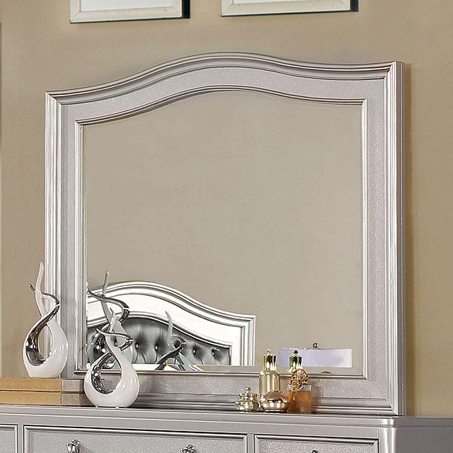 Ariston Mirror White, Silver, & Black - US Furniture & Mattress (Waterbury,CT)*