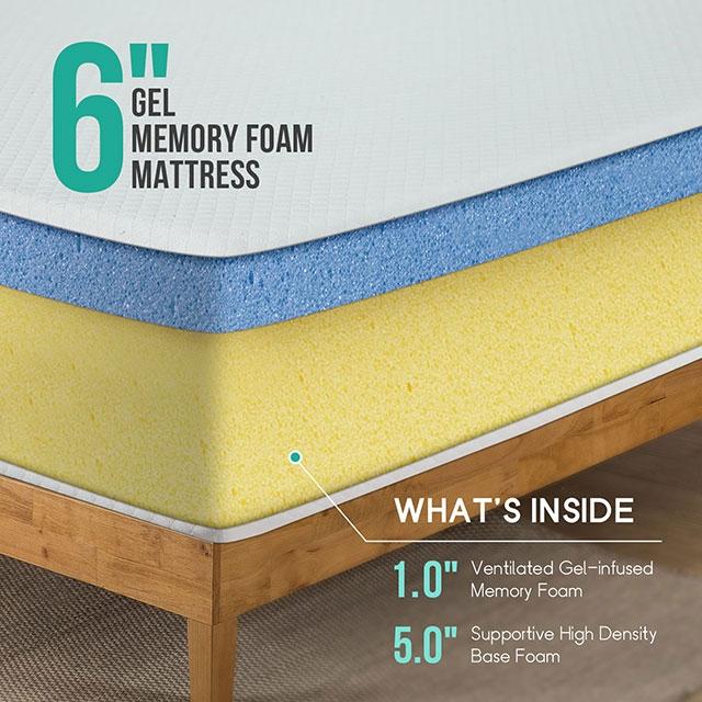 Artemisia 6" Full Memory Foam Mattress - US Furniture & Mattress (Waterbury,CT)*
