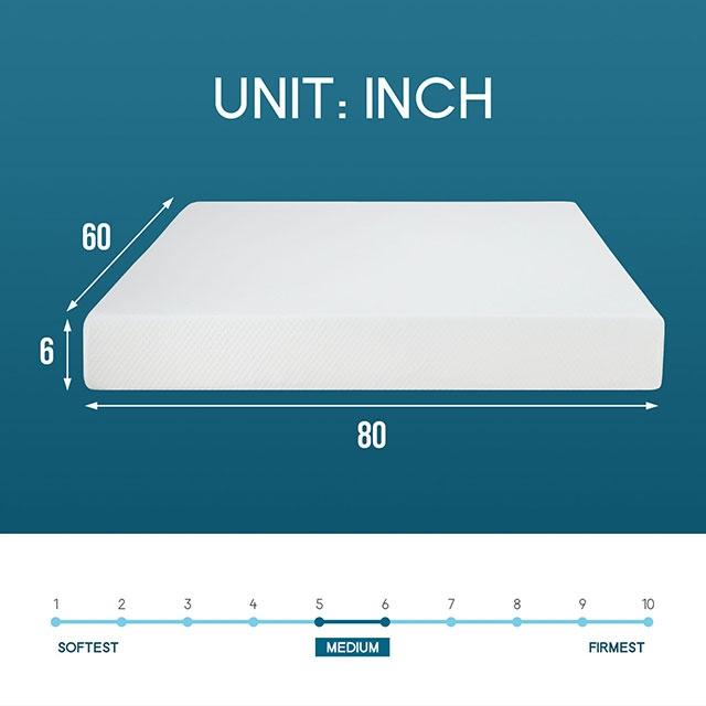 Artemisia 6" Full Memory Foam Mattress - US Furniture & Mattress (Waterbury,CT)*