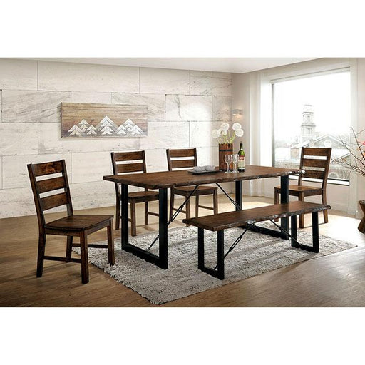 Dulce Dining Table Set Bench - US Furniture & Mattress (Waterbury,CT)*