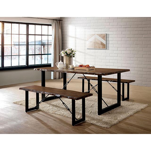 Dulce Dining Table Set Bench - US Furniture & Mattress (Waterbury,CT)*