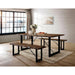 Dulce Dining Table Set Bench - US Furniture & Mattress (Waterbury,CT)*