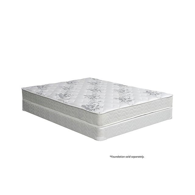 ELBERTYNA White 8" Tight Top Mattress, Cal.King - US Furniture & Mattress (Waterbury,CT)*