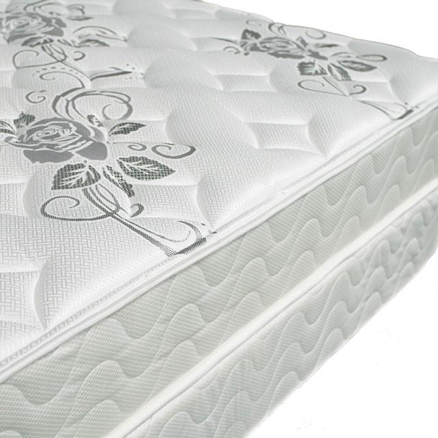 ELBERTYNA White 8" Tight Top Mattress, Cal.King - US Furniture & Mattress (Waterbury,CT)*