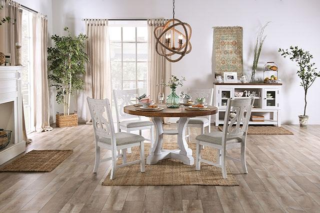 Auletta Transitional Dining Table Round & Squre - US Furniture & Mattress (Waterbury,CT)*